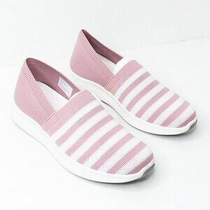 Sail Wave Slip-On Shoes, Pink/White, Women's 9
